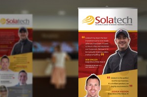 Solatech Pop Up Banner Design