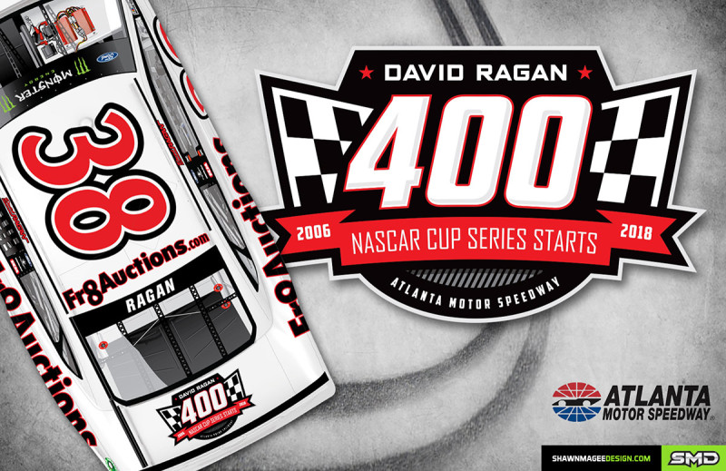 #38 Fr8Auctions Ford Fusion driven by NASCAR veteran David Ragan
