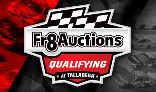 SMD Fr8Auctions Qualifying at Talladega logo design