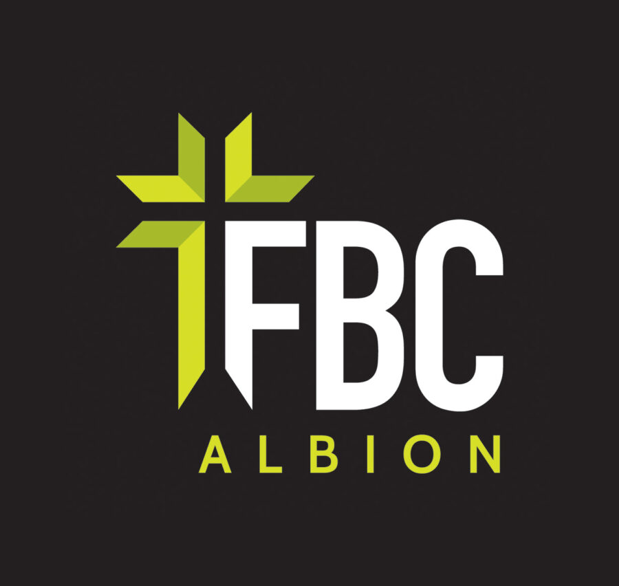 First Baptist Church Albion Church Logo Design