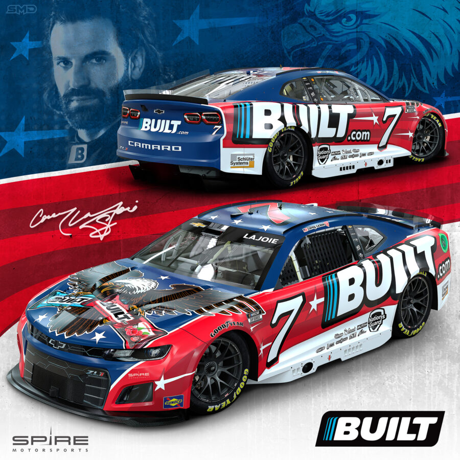 2022 NASCAR Cup Series Built Bar Paint Scheme - Corey LaJoie