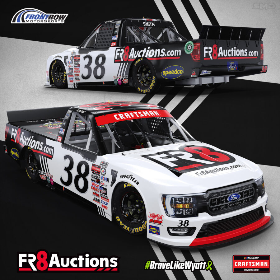 2023 NASCAR Craftsman Truck Series Fr8Auctions Paint Scheme Design - Zane Smith