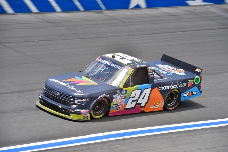 2022 NASCAR Camping World Truck Series Channel Advisor Paint Scheme Design - Jack Wood