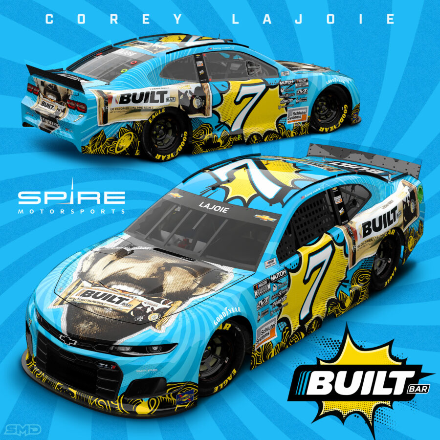 2021 NASCAR Cup Series Built Bar Paint Scheme - Corey LaJoie (Daytona)