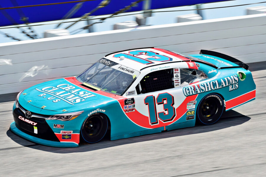 2020 NASCAR Xfinity Series Crash Claims Paint Scheme Design - Chad Finchum (Darlington Throwback)