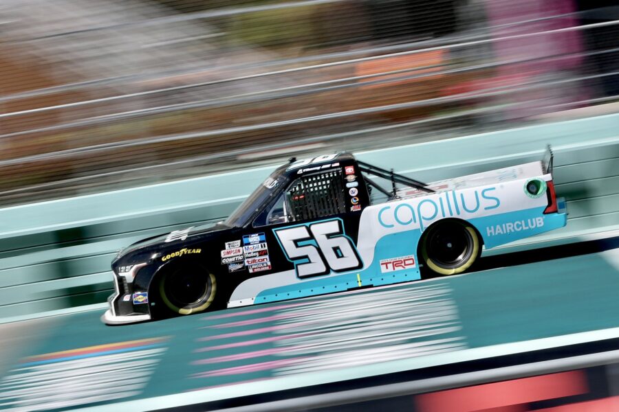 2022 NASCAR Camping World Truck Series Capillus Paint Scheme Design - Timmy Hill (Miami)