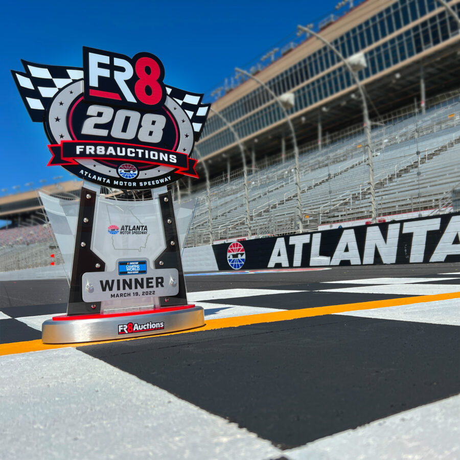 2022 NASCAR Craftsman Truck Series Fr8208 Race Trophy Design - Atlanta