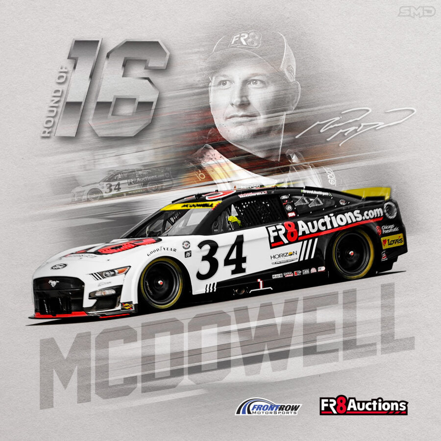 2023 NASCAR Cup Series Playoffs Fr8Auctions Paint Scheme Design - Michael McDowell