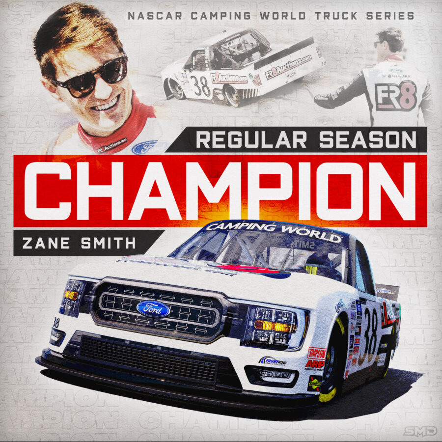 2022 NASCAR Camping World Truck Series Regular Season Champion - Zane Smith