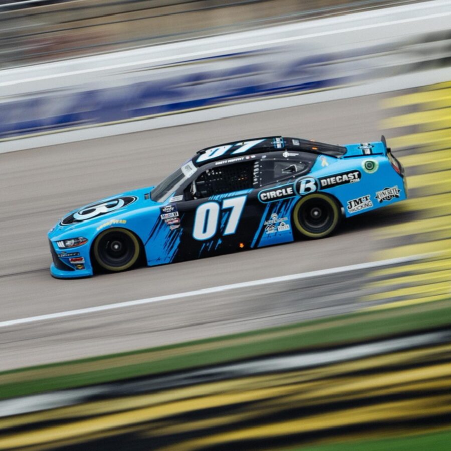 2022 NASCAR Xfinity Series Circle B Diecast Paint Scheme Design - Brett Moffitt (Kansas)